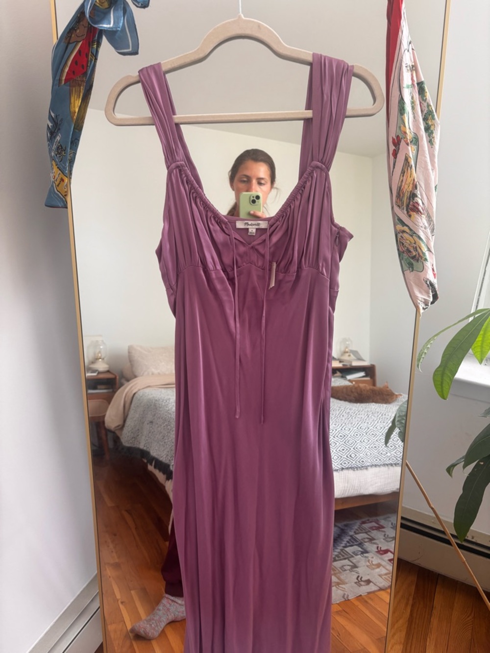 Madewell Mauve Slip Dress